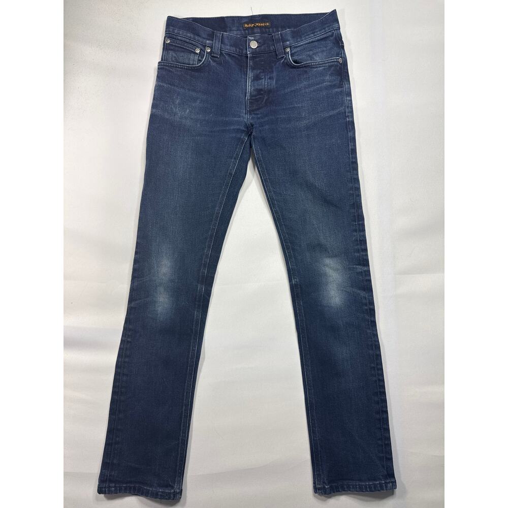 Nudie Jeans Co. Men's Grim Trim Slim Fit Blue  Jeans - Size 30x32 (29x28.5)*